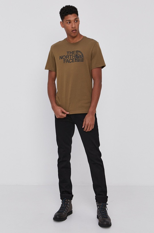 The North Face T-shirt NF00A3G137U1 zielony SS21