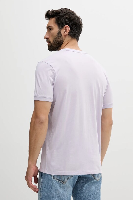 HUGO t-shirt bawełniany 50447978 fioletowy AA00