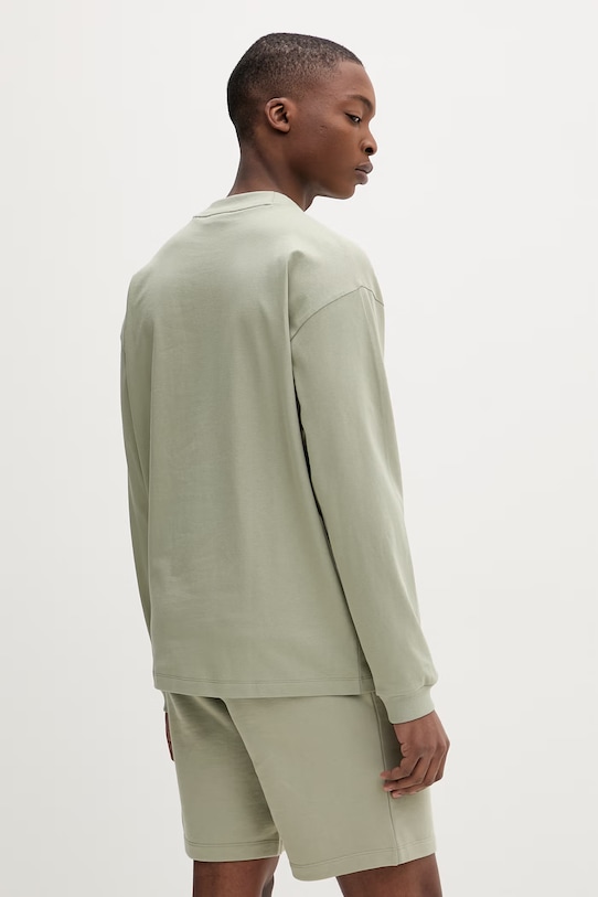 Oblečenie HUGO basic tričko pánske bavlnené Diragolino212 50447978 zelená