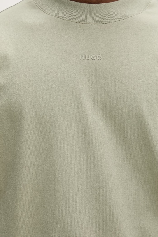 HUGO basic tričko pánske bavlnené Diragolino212 50447978 zelená