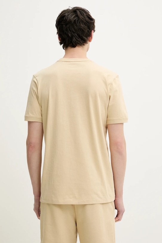 Oblečení Bavlněné tričko HUGO 50447978 béžová
