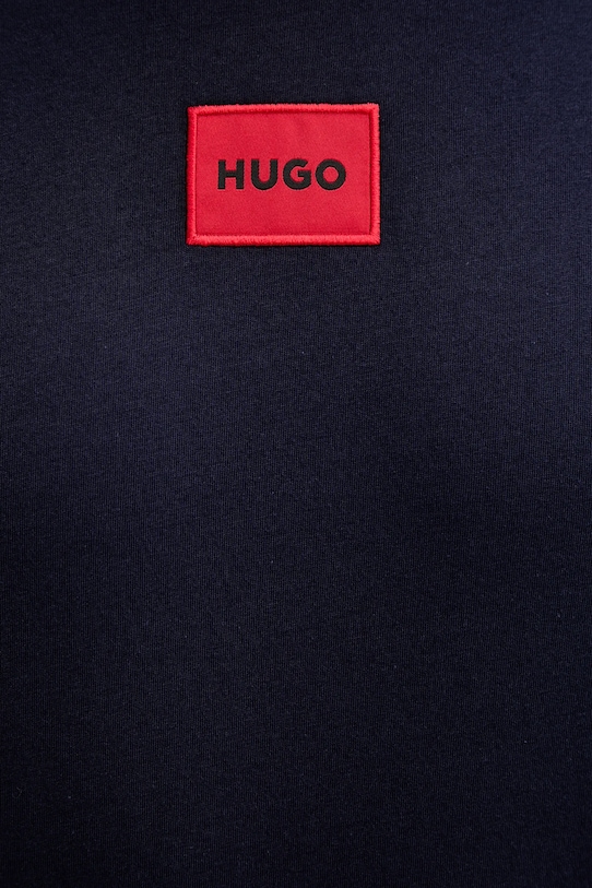 Βαμβακερό μπλουζάκι HUGO 50447978 σκούρο μπλε
