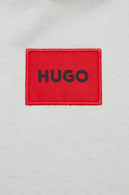 Бавовняна футболка HUGO 50447978 зелений