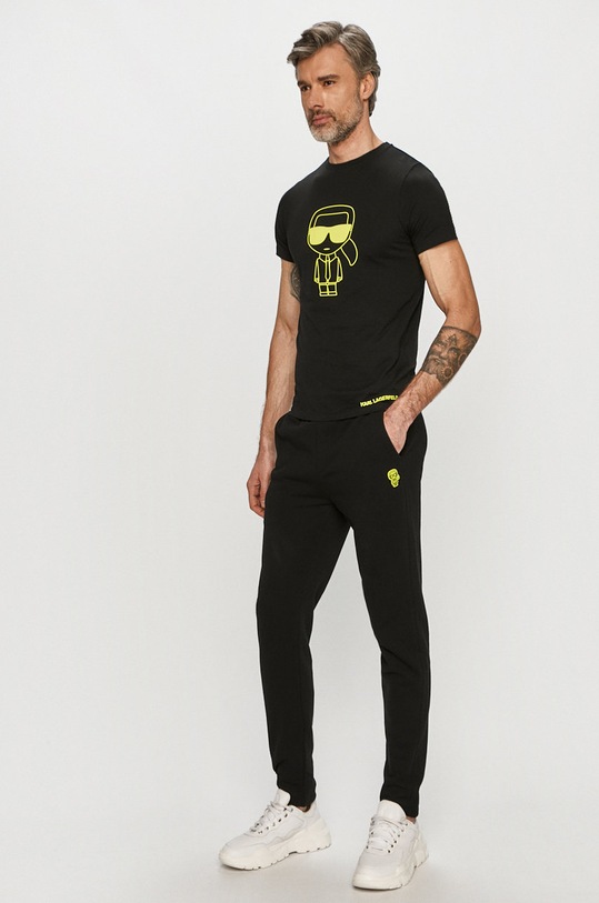 Karl Lagerfeld - Tričko 511224.755091 čierna SS21