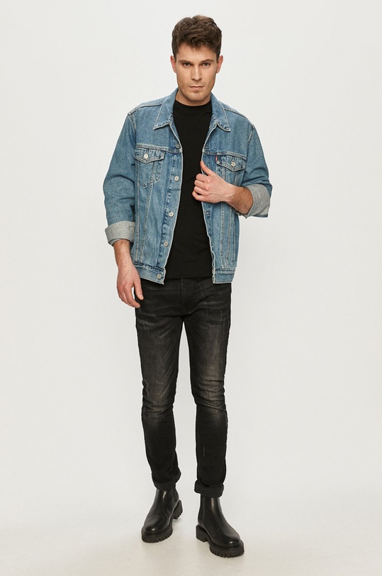 Karl Lagerfeld - Tričko 511221.755025 čierna SS21