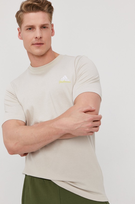 Oblečenie Tričko adidas Performance GN8071 GN8071 sivá