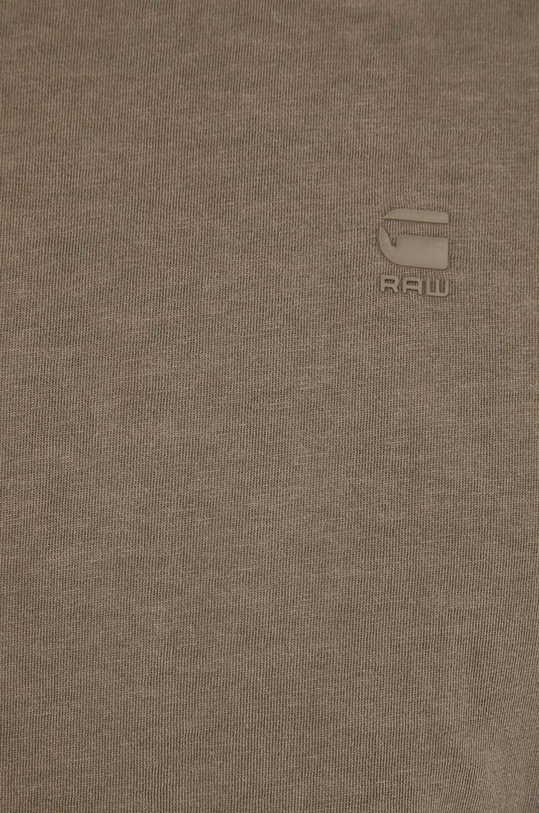 G-Star t-shirt bawełniany Lash D16396.2653 brązowy