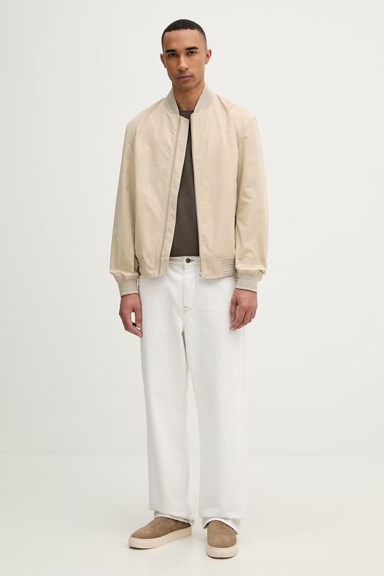 G-Star t-shirt męski bawełniany Lash D16396.2653 brązowy AA00