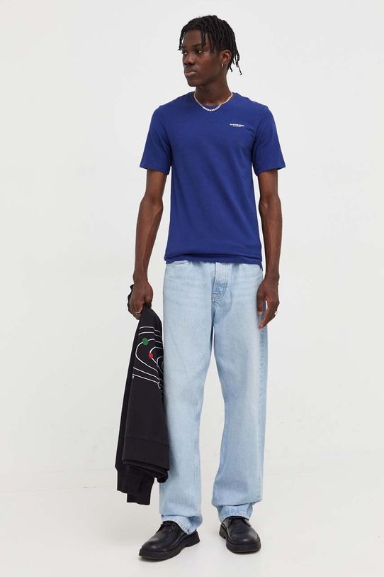 Majica kratkih rukava G-Star Raw D19070.C723 plava AA00