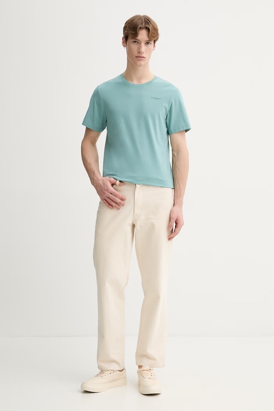 G-Star Raw t-shirt D19070.C723 turkusowy AA00