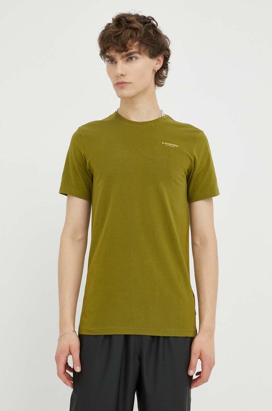 G-Star Raw t-shirt zielony D19070.C723