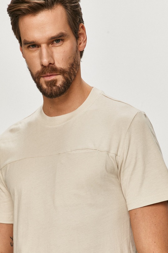 Only & Sons - T-shirt beżowy 22018623