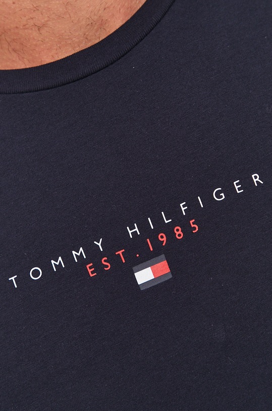 Bavlnené tričko Tommy Hilfiger MW0MW17676.4891 tmavomodrá