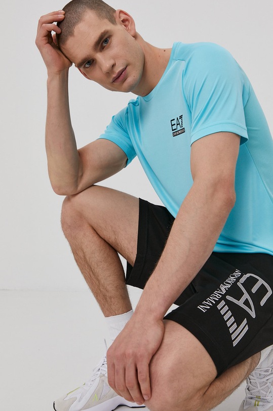 EA7 Emporio Armani T-shirt 3KPT46.PJ9EZ niebieski 3KPT46.PJ9EZ