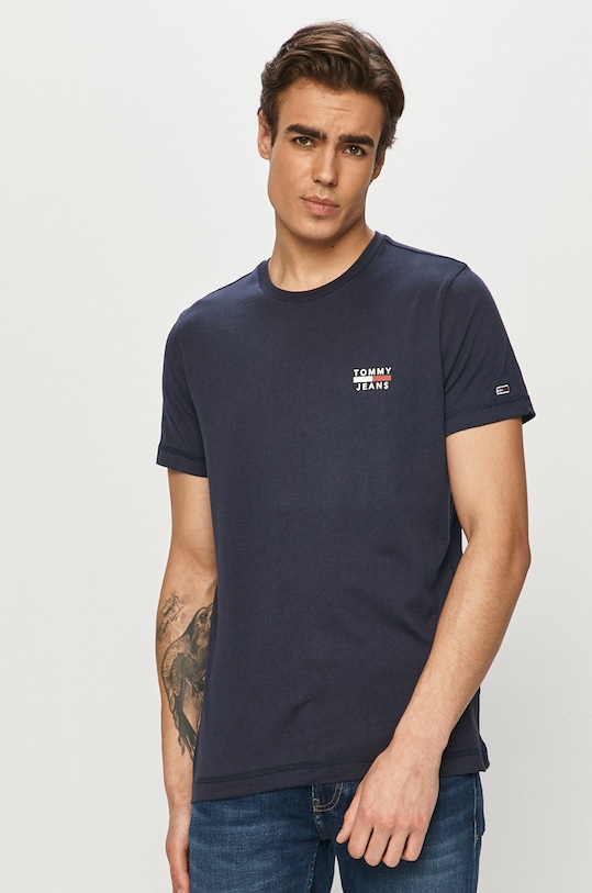 Tommy Jeans - Majica bez uzorka mornarsko plava DM0DM10099.4891