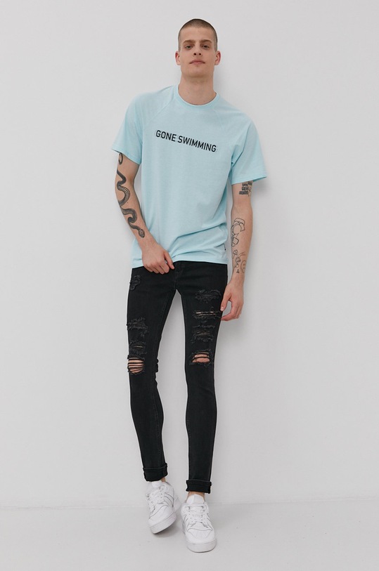 Tričko Only & Sons 22019726 modrá SS21