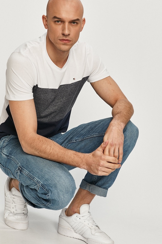 Produkt by Jack & Jones - Tričko bavlna tmavomodrá 12187090