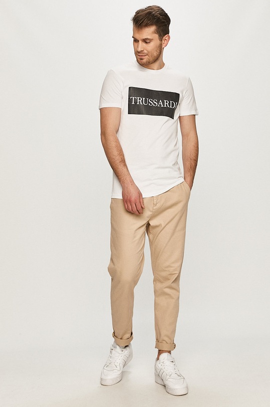 Trussardi Jeans t-shirt 52T00500.1T003605 fehér AA00