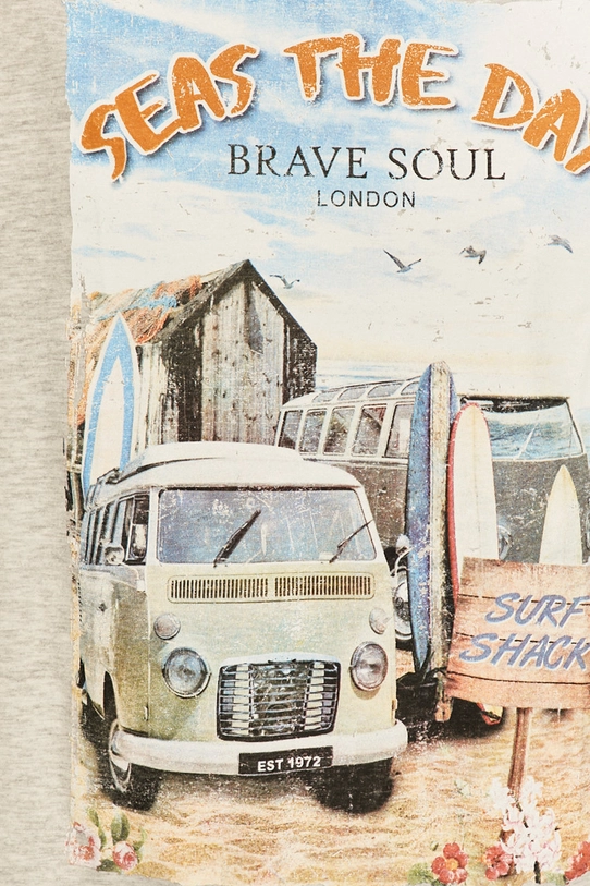 Brave Soul - Tričko MTS.149KOMBIECR sivá