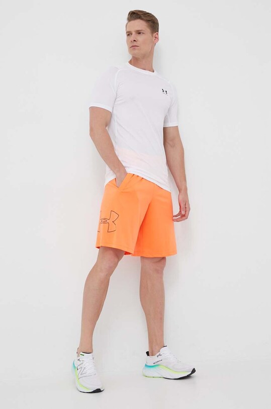 Under Armour tricou de antrenament 1361683 alb SS24