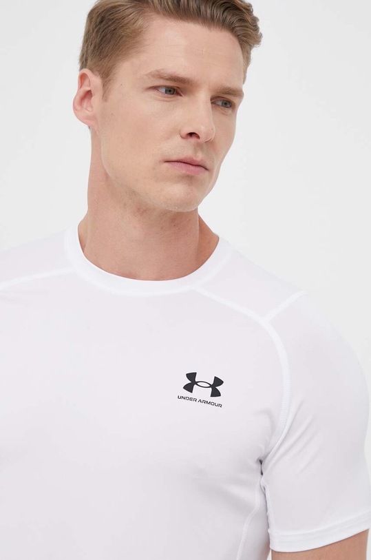 Kratka majica za vadbo Under Armour bela 1361683