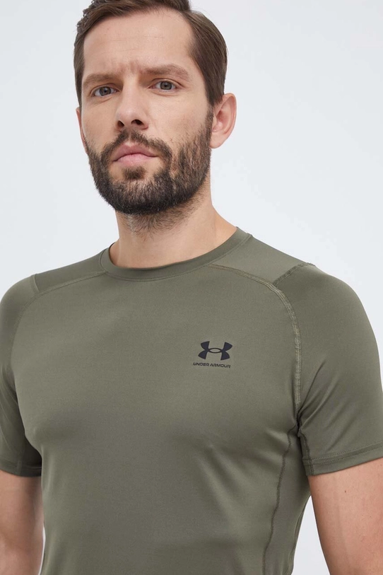 Under Armour t-shirt treningowy zielony 1361683