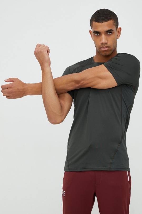 Tréninkové tričko Under Armour s elastanem zelená 1361683