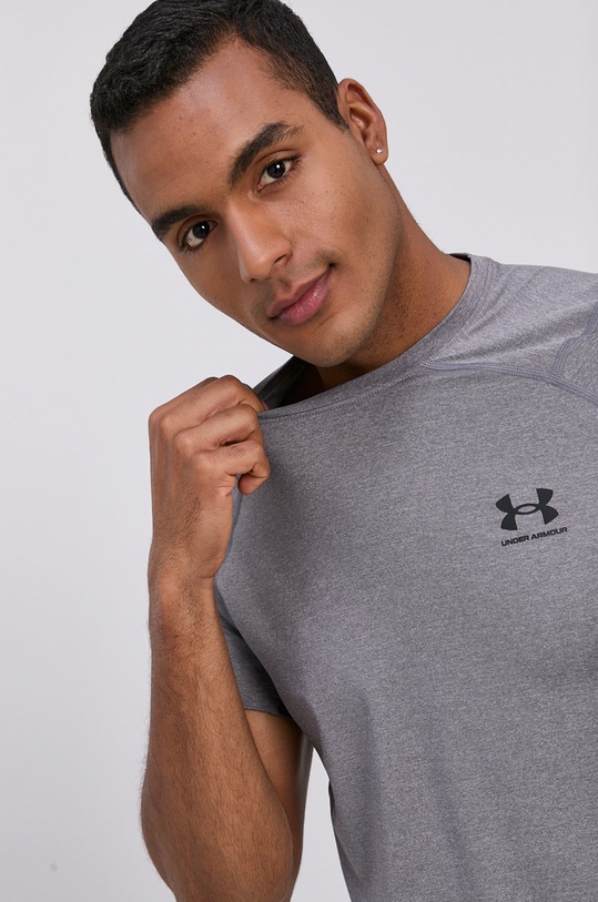 Majica kratkih rukava za trening Under Armour siva 1361683
