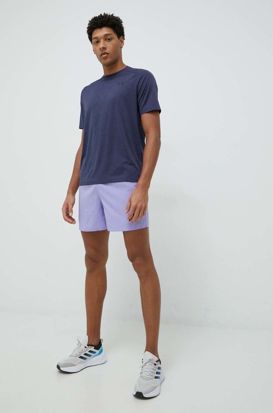 Under Armour t-shirt treningowy 1345317 fioletowy AW22