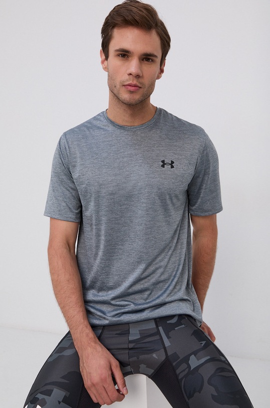 Under Armour T-shirt 1361426 z elastanem szary 1361426