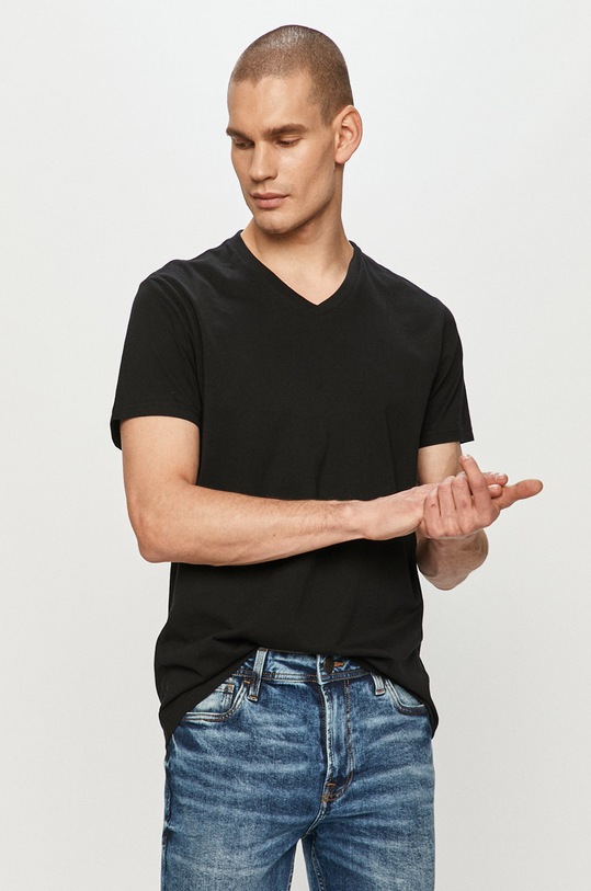 Lee - Majica (2-pack) crna L62ECM01