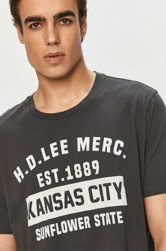 Lee - T-shirt szary L60TFEON