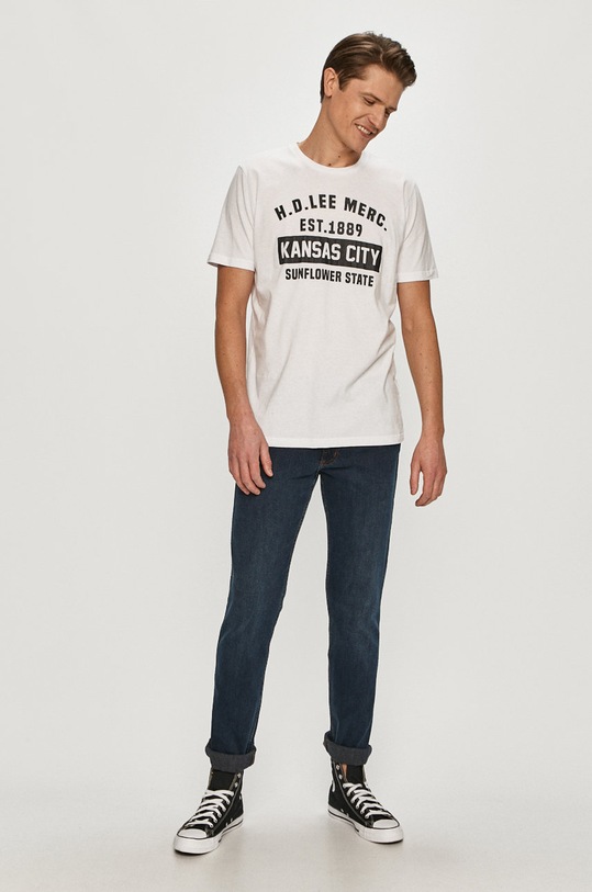 Lee - T-shirt L60TFE12 biały SS21