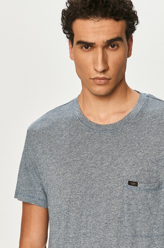 Lee T-shirt bawełna niebieski L66JWTQE