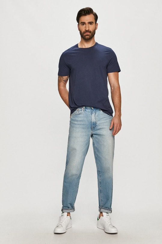 Wrangler - Tričko (2-pack) šedá W7BADHX37