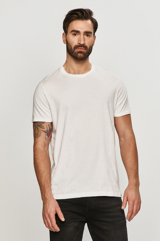 Wrangler - T-shirt (2-pack) bawełna czarny W7BADH100