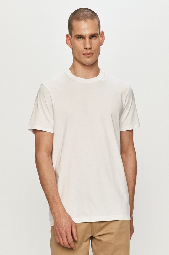 Wrangler - T-shirt (2-pack) biały W7BADH989