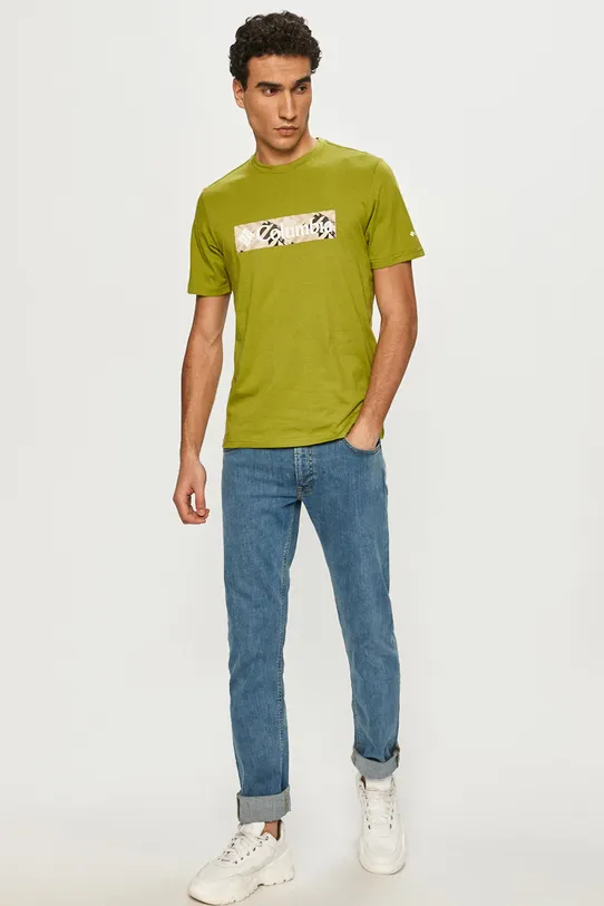 Columbia tricou 1888813 verde SS25