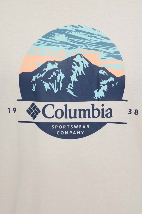 Columbia tricou din bumbac Path Lake 1934814 bej