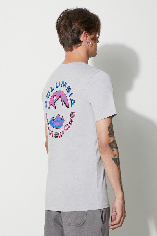 Clothing Columbia cotton t-shirt Rapid Ridge Back Graphic 1934824 gray