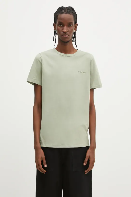 Pamuča majica Columbia Rapid Ridge Back Graphic regular zelena 1934824