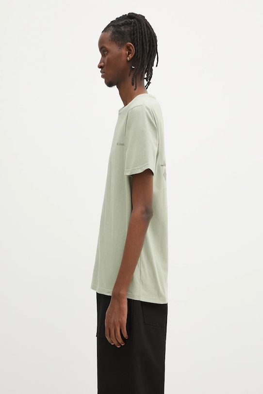 Pamuča majica Columbia Rapid Ridge Back Graphic 1934824 zelena SS25