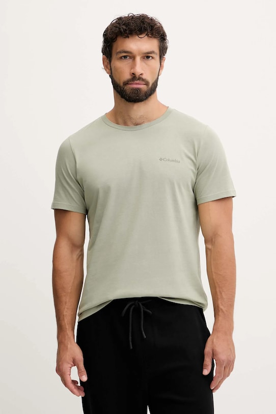 Îmbrăcăminte Columbia tricou din bumbac Rapid Ridge Back Graphic 1934824 verde