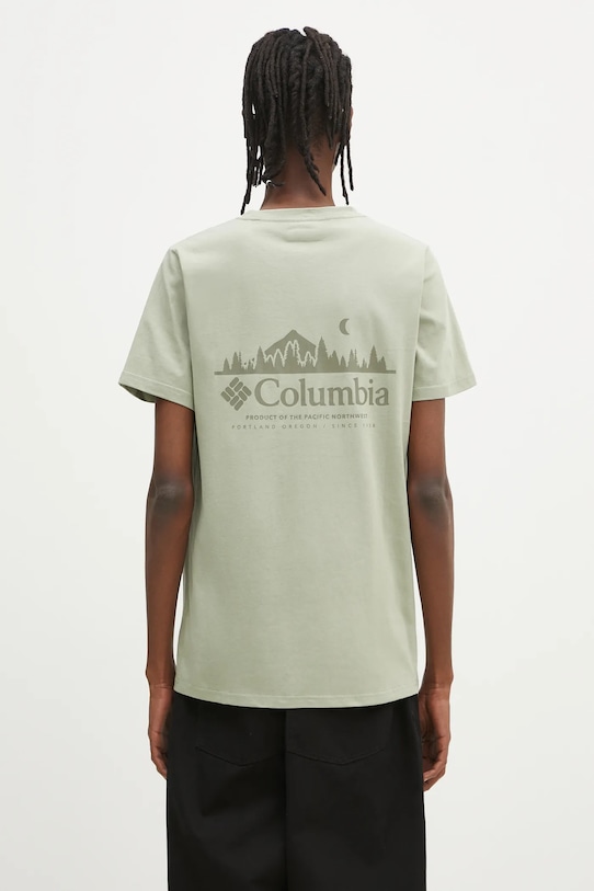 Odjeća Pamuča majica Columbia Rapid Ridge Back Graphic 1934824 zelena