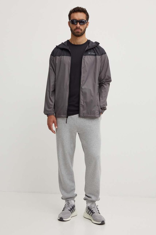 Βαμβακερό μπλουζάκι Columbia Rapid Ridge Back Graphic 1934824 μαύρο SS25