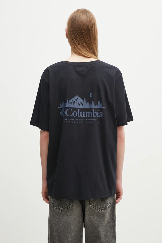 Odzież Columbia t-shirt bawełniany Rapid Ridge Back Graphic 1934824 czarny