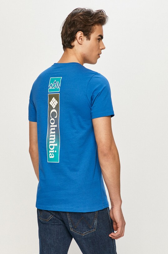 Abbigliamento Columbia t-shirt in cotone Rapid Ridge Back Graphic 1934824 blu