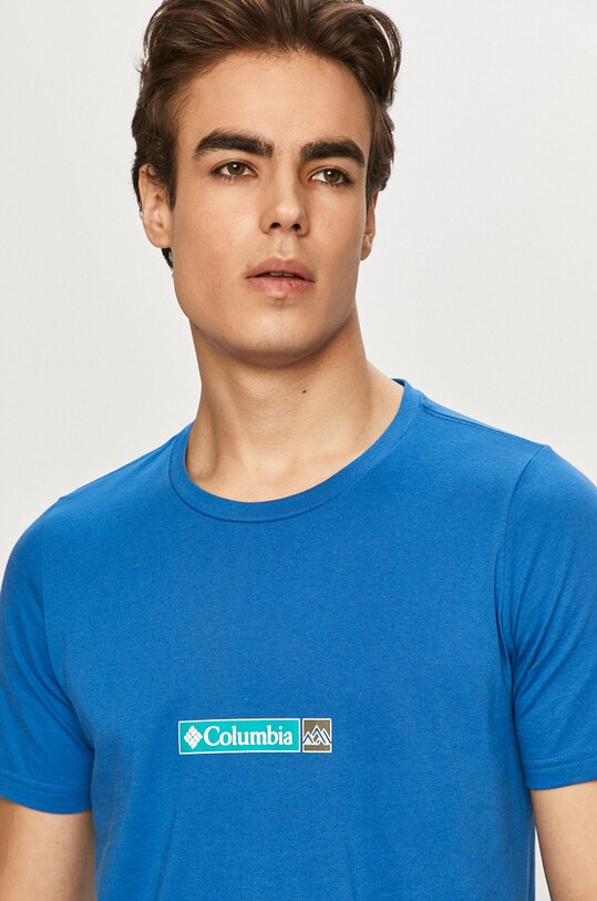 Columbia t-shirt in cotone Rapid Ridge Back Graphic blu 1934824