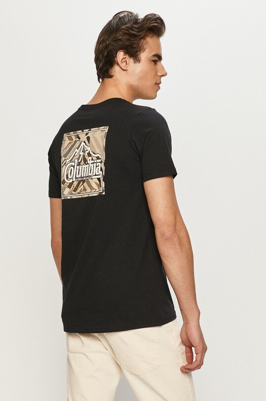 Abbigliamento Columbia t-shirt in cotone Rapid Ridge Back Graphic 1934824 nero