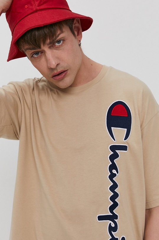 Champion - T-shirt 215942 beżowy 215942